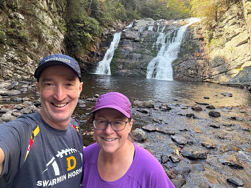 Two waterfalls